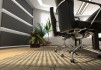 the modern office interior (3D rendering)